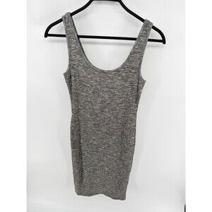 Forever 21 Gray Tank Bodycon Dress Sleeveless Scoop Neck Short Size M